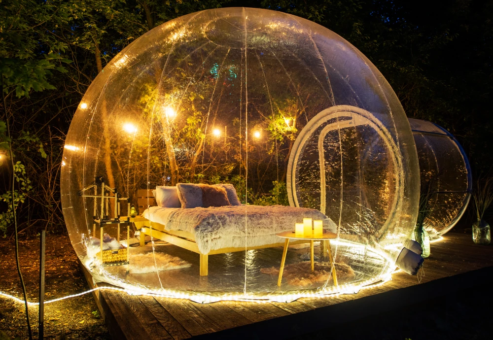 bubble tent party