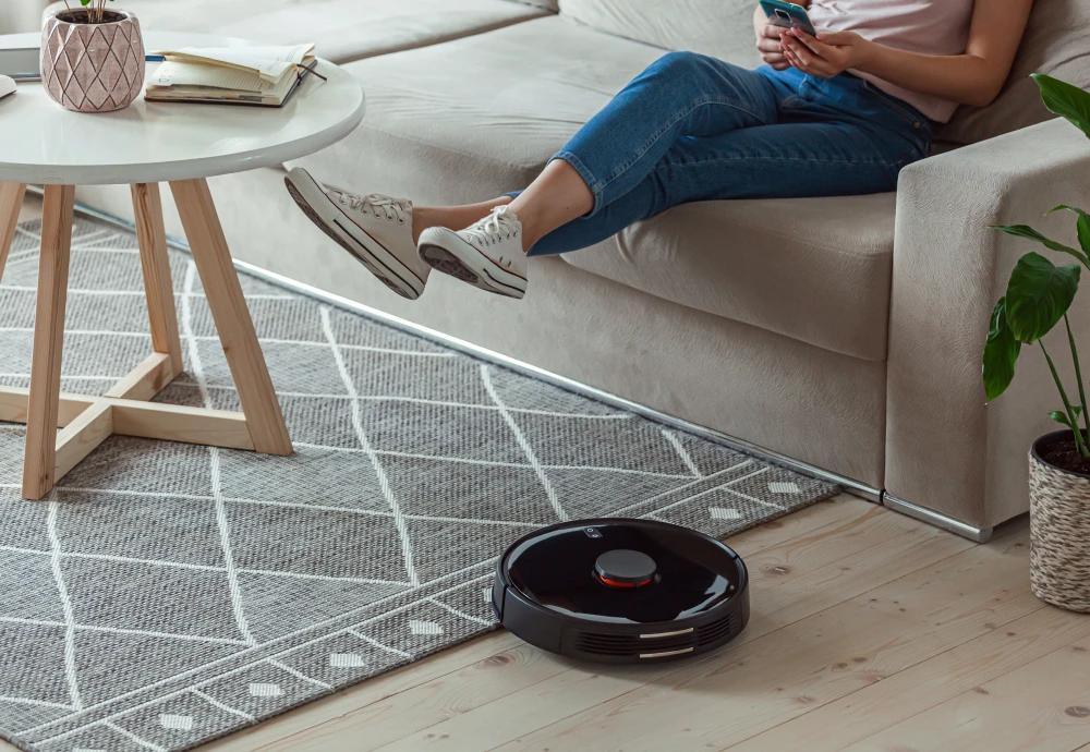 robot vacuum cleaner hardwood floor